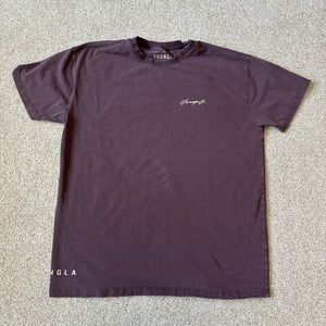 youngla script tee size small slightly used